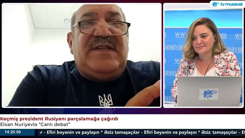 "Ukraynalılar rusiyalılardan qorxmur, çünki rusları ukraynalılar doğub" - Elxan Nuriyev