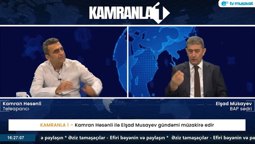 "Ermənilər 65 məscidimizi dağıtdılar, İRANIN SƏSİ ÇIXMADI" - E.Musayevlə K.Həsənlinin polemikası