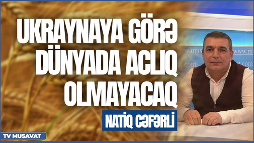 Ukraynaya görə dünyada aclıq olmayacaq, AJİOTAJ yaradırlar - Natiq Cəfərli
