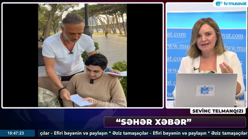 Aparıcı Sevinc Telmanqızı Qaziləri alçaldan Azər Zahidi yerdən-yerə vurdu