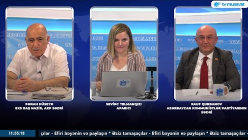 Xalqçı Pənah Hüseynlə kommunist Rauf Qurbanovun “Canlı debat”ı - BAKIDA UKRAYNA UĞRUNDA SÖZ DÖYÜŞÜ