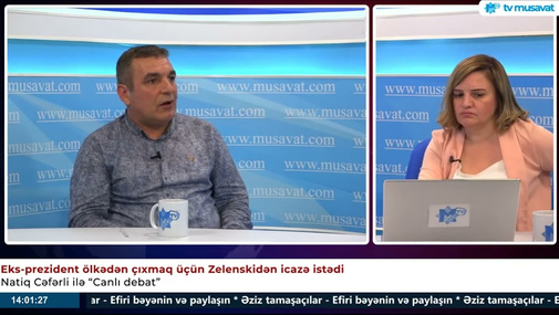 "Zelenskinin vəziyyəti yaxşı deyil. Əgər hərbi üstünlük qazanmasa..." - Natiq Cəfərlidən proqnoz