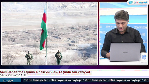 Şok: Qondarma rejimin binası vuruldu, Laçında son vəziyyət  - “Ana Xəbər” CANLI