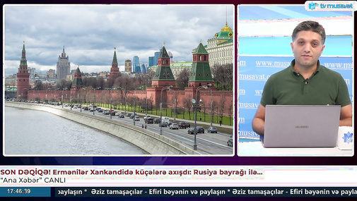 SON DƏQİQƏ! Ermənilər Xankəndidə küçələrə axışdı: Rusiya bayrağı ilə... – “Ana Xəbər” CANLI