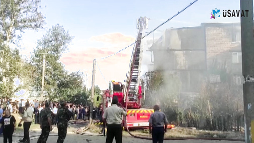 "Gördük boğuluruq, bayıra qaçdıq" - Gəncədəki yanğının zərərçəkənləri danışır