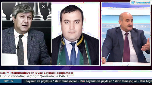 Rasim Məmmədovdan Əvəz Zeynallı açıqlaması - Hüquq müdafiəçisi Çingiz Qənizadə ilə CANLI