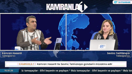 Kamran Həsənli ilə Sevinc Telmanqızı ölkə gündəmini müzakirə edirlər: CANLI DEBAT