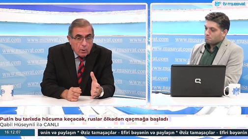 Putin bu tarixdə hücuma keçəcək, ruslar ölkədən qaçmağa başladı - Qabil Hüseynli ilə CANLI