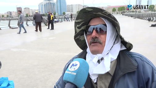 Dənizə baxanlar – Xəzərdən tilovla çıxardılan ‘’çörək’’, yoxsa, əyləncə?