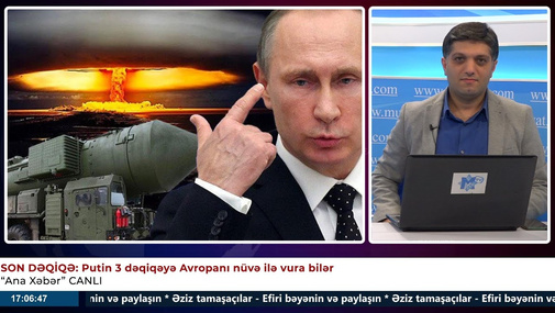 SON DƏQİQƏ: Putin 3 dəqiqəyə Avropanı nüvə ilə vura bilər - “Ana Xəbər” CANLI