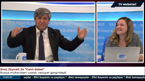 Nazirlə deputat qınanıldı - Sevinc Telmanqızı ilə Əvəz Zeynallının polemikası