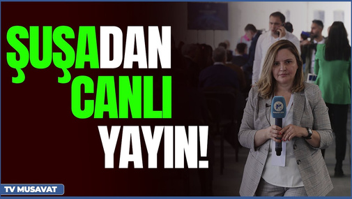 ŞUŞADAN CANLI YAYIN! Sevinc Telmanqızı Dünya Azərbaycanlıları V qurultayında!