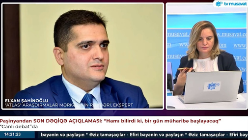 "Bir-birinə zidd olan qüvvələr də erməni mövqeyində birləşirlər" - Elxan Şahinoğlu