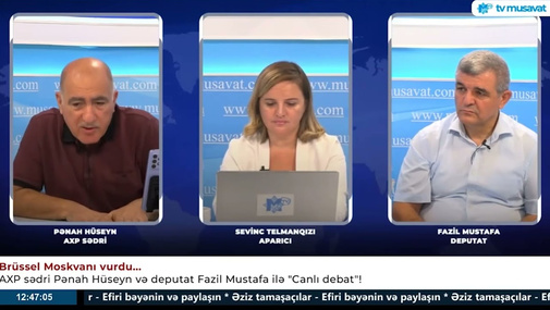 Pənah Hüseynlə Fazil Mustafanın sərt müzakirəsi:"Niyə daxili siyasətdə xarici siyasətdəki kimi..."