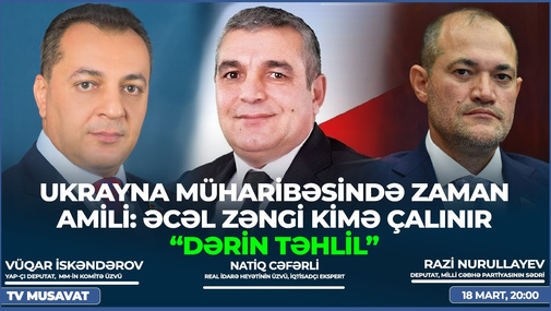 UKRAYNADA ƏCƏL ZƏNGİ KİMİN ÜÇÜN ÇALINIR? RAUF ARİFOĞLU İLƏ ''DƏRİN TƏHLİL''