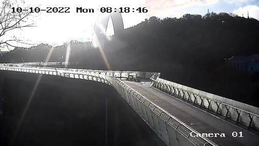 Kiyevin mərkəzindəki körpü Rusiya ordusu tərəfindən vuruldu - ANBAAN VİDEO