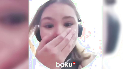 Kiyevli qız təsadüfən bombardman anını çəkdi