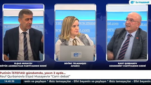 "Rusun ağzıyla DANIŞMAYIN"- DEBATda tərəflər arasında *dava