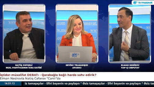 "Prezidentin kölgəsinə sığınmaqdan əl çəkin!" - Natiq Cəfərlidən yapçı deputata SƏRT cavab