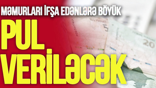 Məmurları İFŞA edənlərə BÖYÜK PUL veriləcək: layihə masada, deputatlardan REAKSİYA – “Ana Xəbər”
