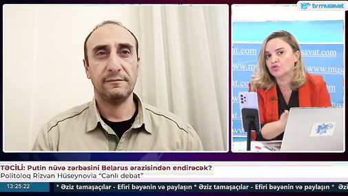 TƏCİLİ: Putin nüvə zərbəsini Belarus ərazisindən endirəcək?- Rizvan Hüseynovla “Canlı debat”