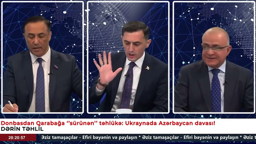 Canlı efirdə mübahisə: "Artsax"ı niyə terror təşkilatı elan etmirsiz? Tural Abbaslıdan MM-ə sual