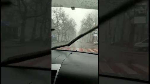 Odessa şəhərinin küçələri! Avtomobildən xüsusi çəkiliş! Qar, azərbaycanlılar və Ukrayna!