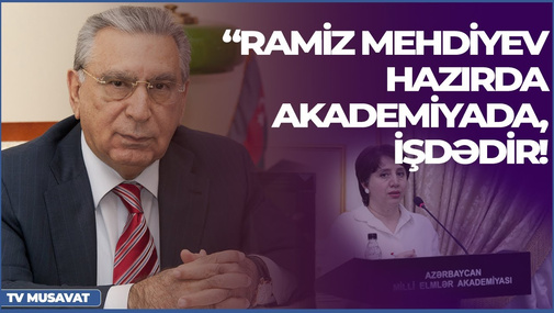 Sensasiya! "Ramiz Mehdiyev AMEA-da, iş başındadır!" - Azadə Balayeva CANLI yayında açıqladı!