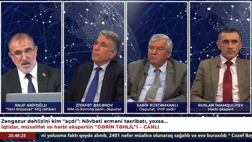 Ziyafət Əsgərov: “Paşinyan siyasət adamı olmadığı üçün nə etdiyini bilmir”