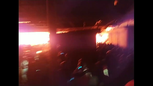 İndiki an! Sabirabadda bazar y@nır. Hadisə yerindən görüntülər!