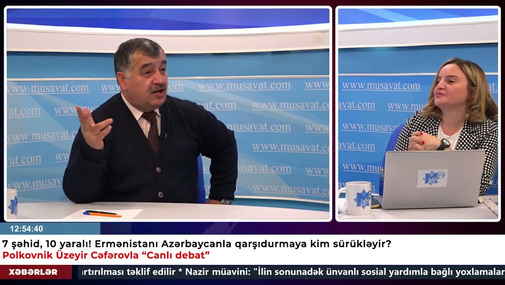 Üzeyir Cəfərov əsəbləşdi:“Biqeyrətlər... Rus əsgərinin mənim torpağımda nə işi var”