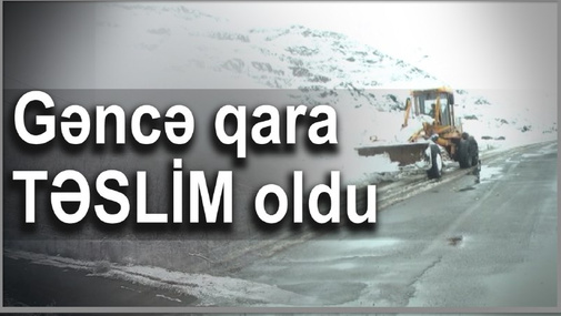 Gəncə qara TƏSLİM oldu