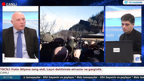 TƏCİLİ: Putin Əliyevə zəng etdi, Laçın dəhlizində etirazlar və gərginlik - CANLI