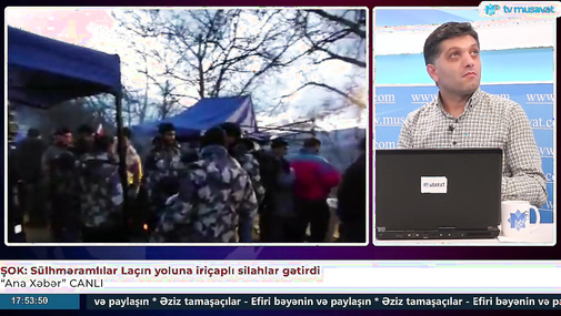 ŞOK: Sülhməramlılar Laçın yoluna iriçaplı silahlar gətirdi - “Ana Xəbər” CANLI