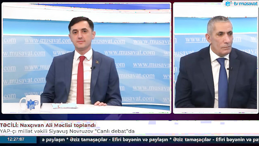 Tural Abbaslı Siyavuş Novruzova canlı yayında zəng etdi, gözlənilməz debat yaşandı