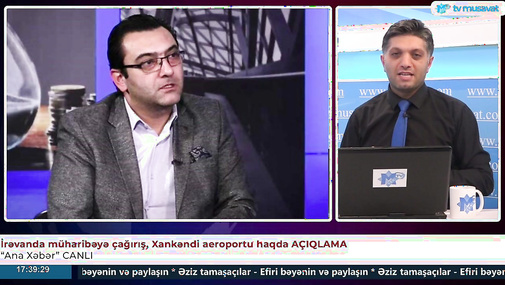 İrəvanda müharibəyə çağırış, Xankəndi aeroportu haqda AÇIQLAMA - “Ana Xəbər” CANLI