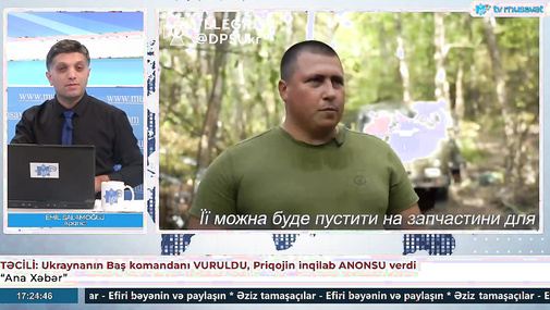 TƏCİLİ: Ukraynanın Baş komandanı VURULDU, Priqojin inqilab ANONSU verdi - “Ana Xəbər”