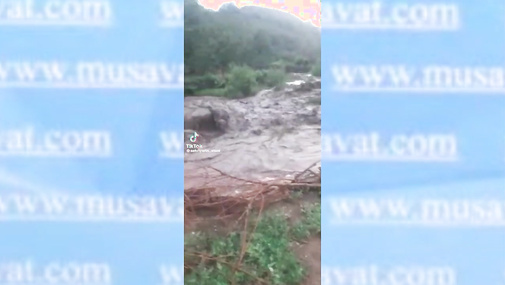 Göygöldəki sel adamları belə APARDI - heç yerdə görmədiyiniz görüntülər - EKSKLÜZİV