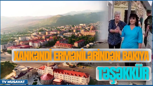 Xankəndi ermənilərindən Bakıya təşəkkür - İNANILMAZ görüntülər Fuad Abbasovla CANLI-da…