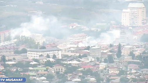 TƏCİLİ! Xankəndi yandırılır, sənədlər, arxivlər məhv edilir, polis postları qurulur - "Ana Xəbər"