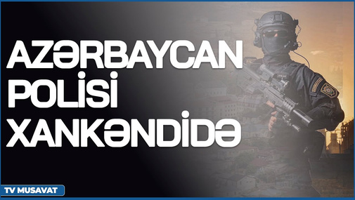 NƏHAYƏT! Azərbaycan hərbçiləri və Azərbaycan polisi Xankəndidə - möhtəşəm görüntülər CANLIda