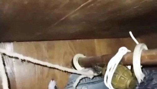 TƏCİLİ: Dəhşətli GÖRÜNTÜLƏR YAYILDI  - Separatçı geyim dolabına qumbara bağlayıb qaçıb – CANLIda