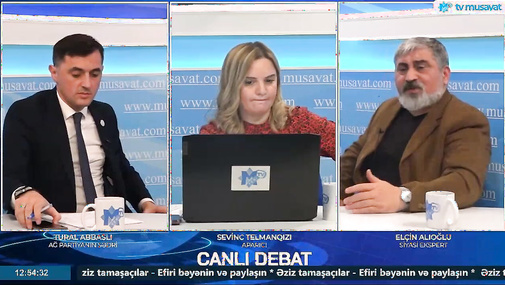 Biz kor-koranə TƏRƏF tutmamalıyıq! - E.Alıoğlu-T.Abbaslı arasında İsrail-HƏMAS POLEMİKASI