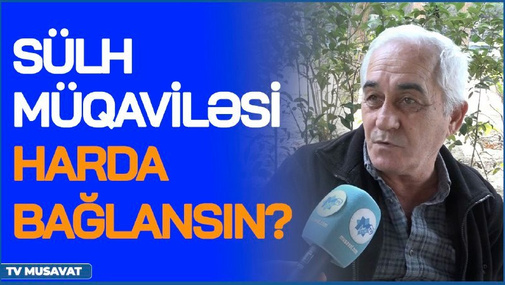 Sülh müqaviləsi Qərbdə, Moskvada, yoxsa Tiflisdə bağlansın? - Bakı sakinlərindən İLGİNC reaksiyalar