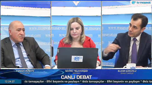 Rusiya Azərbaycanın müttəfiqidir, yoxsa... - P.Hüseynlə E.Şükürov arasında GƏRGİN DEBAT