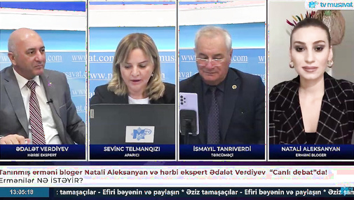 "30 ildi bizi aldadıblar ki, ..." - Erməni bloger N.Aleksanyandan canlı efirdə ŞOK ETİRAFLAR