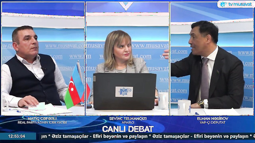 Siz niyə Prezidentin arxasında gizlənirsiz ki...?! - Müxalif partiya funksioneri ilə YAP-çı deputat arasında GƏRGİNLİK