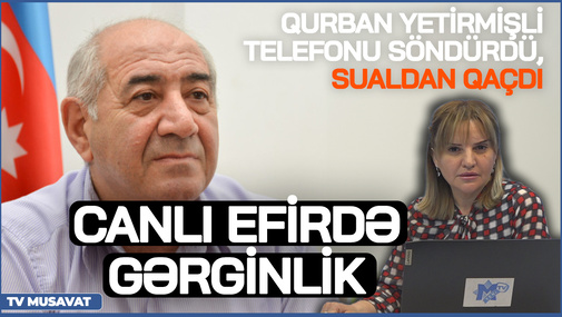 CANLI efirdə GƏRGİNLİK: Qurban Yetirmişli zəlzələ haqqında məlumat vermədi, telefonu söndürdü