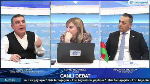 Debatda gərginlik - YAP-çı deputatdan müxalifət funksionerinin çıxışına REPLİKA