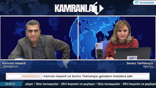 Kamran Həsənli özünə qarşı HÜCUMLARDAN danışır - Sevinc Telmanqızı və Kamran Həsənli CANLIda